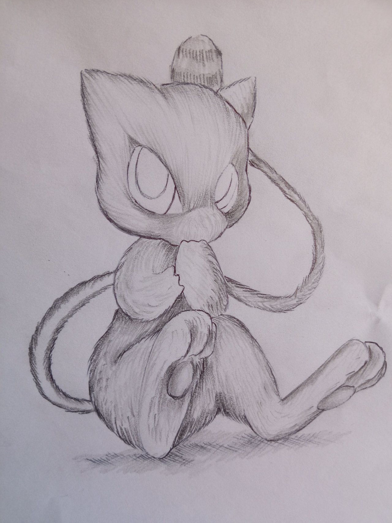 Dibujando a Mew (Pokemon) ⚡🌀⚡ ESP - ENG