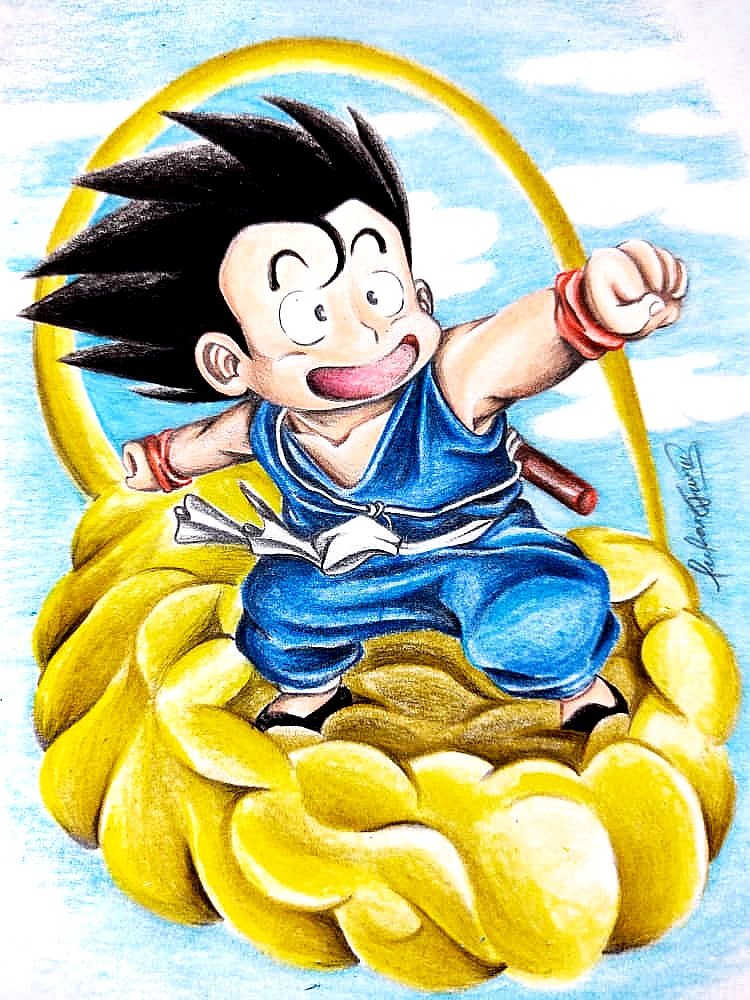 Dibujando a Goku niño /// Drawing Goku as a child | PeakD