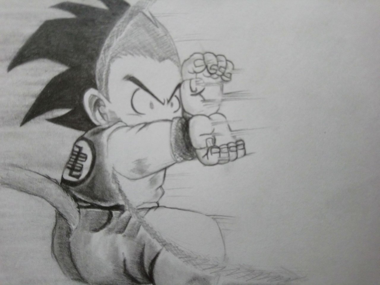ENG-ESP]Dibujando a Goku con su técnica mas poderosa ???? Drawing Goku with  his most powerful technique | PeakD