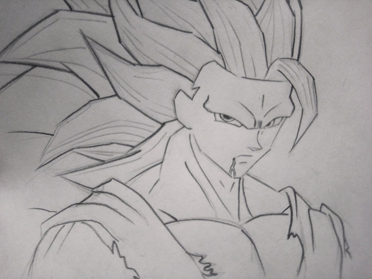 ESP-ENG] Dibujando a Goku ssj 3 (Dragon Ball Z) Drawing Goku ssj 3 (Dragon  Ball Z) | PeakD