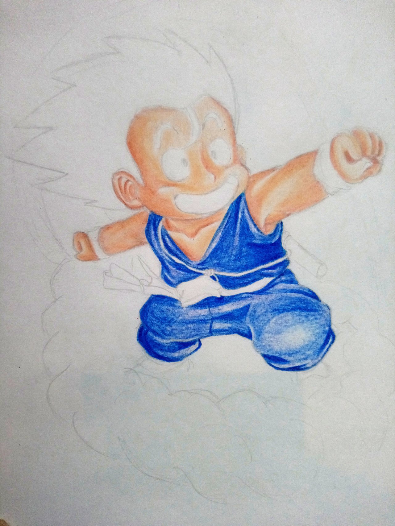 Dibujando a Goku niño /// Drawing Goku as a child | PeakD