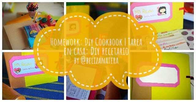 Homework: Diy Cookbook / School Project👧📚📕🍴, Tarea en casa: Diy  Recetario de Cocina / Proyecto Escolar👧📚📕🍴
