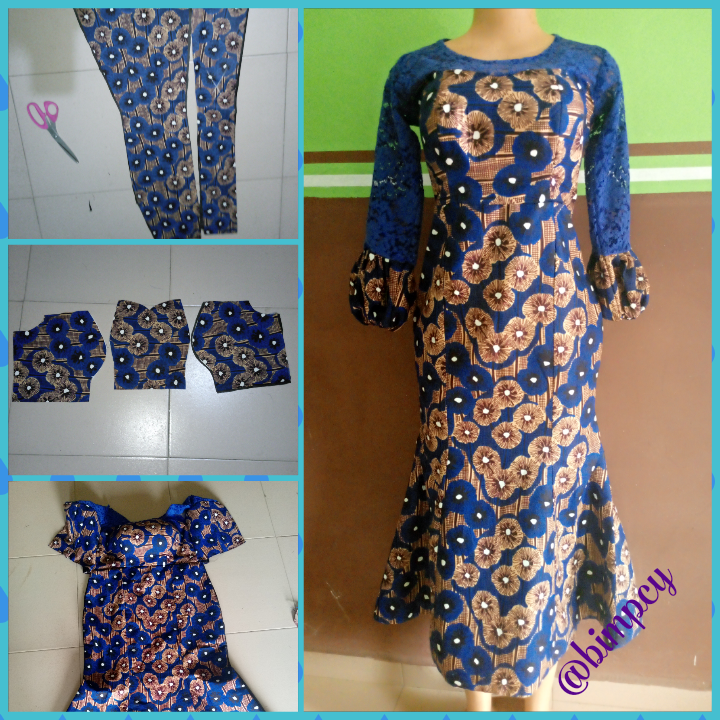 Latest ankara six pieces sales gown