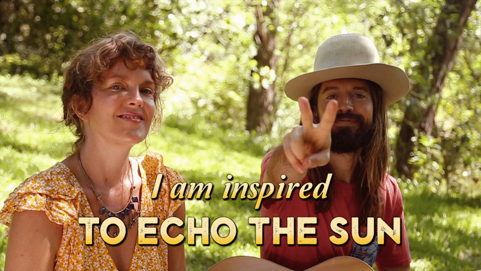 I am inspired to echo the sun