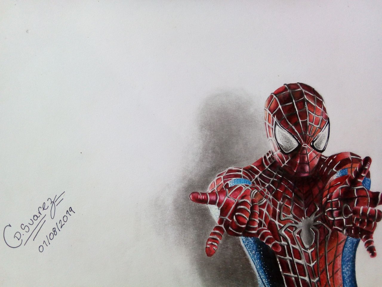 Dibujo de “Spiderman