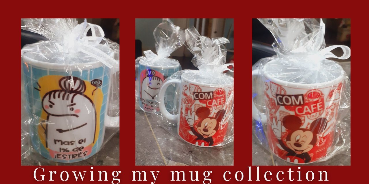   Increase my coffee mug collection Esp-Eng 