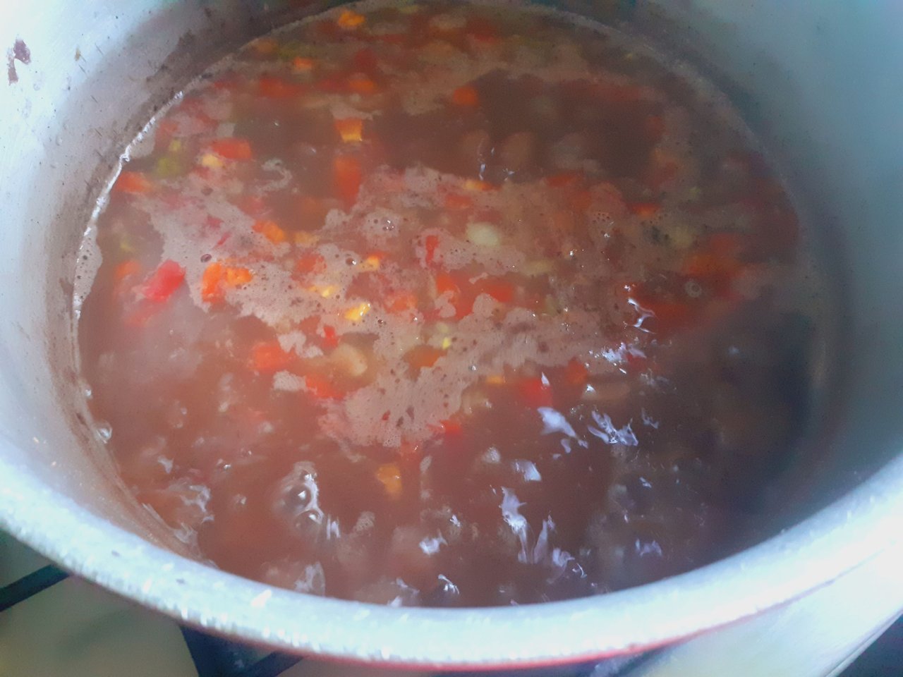 Caraotas rojas tradición en mi cocina Esp-Eng 