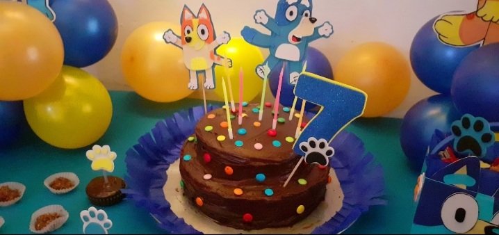 Bluey and Bingo Cake - Un tierno y hermoso pastel para celebrar el