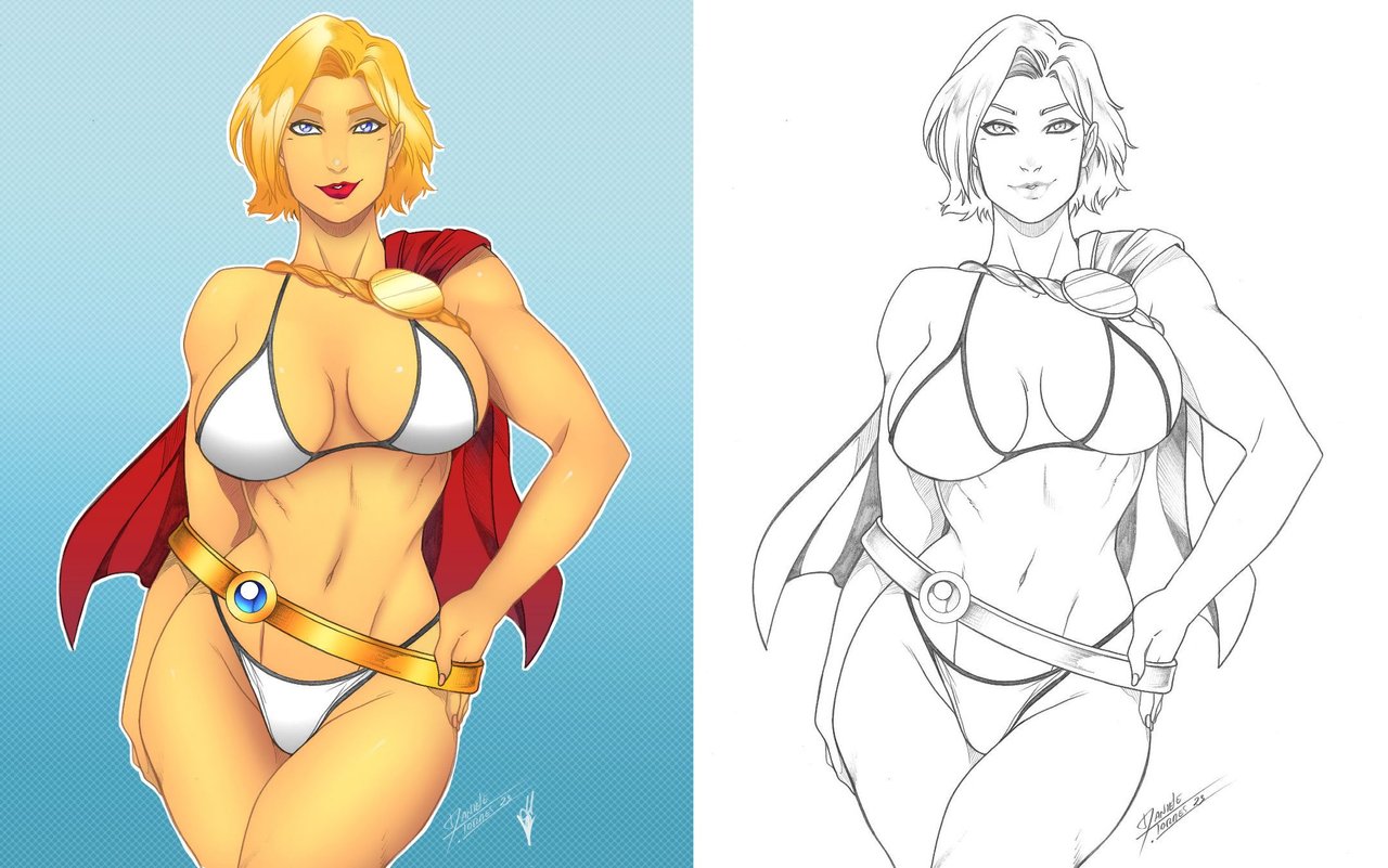 Power girl swimsuit on sale