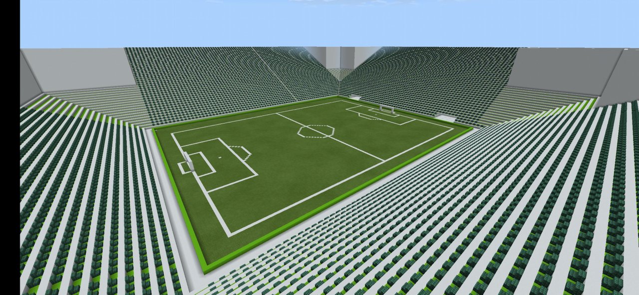 estadio de futbol minecraft