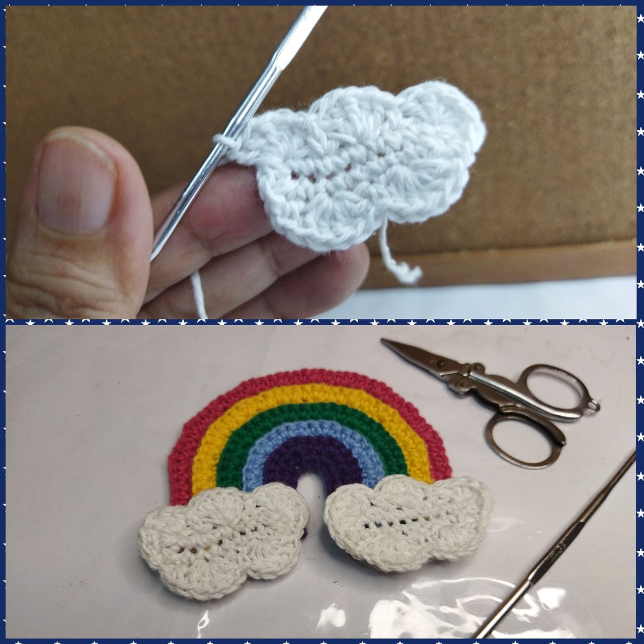 ARCOÍRIS TEJIDO A CROCHET. 🧶 CROCHET-KNITTED ARCHERYRIS.