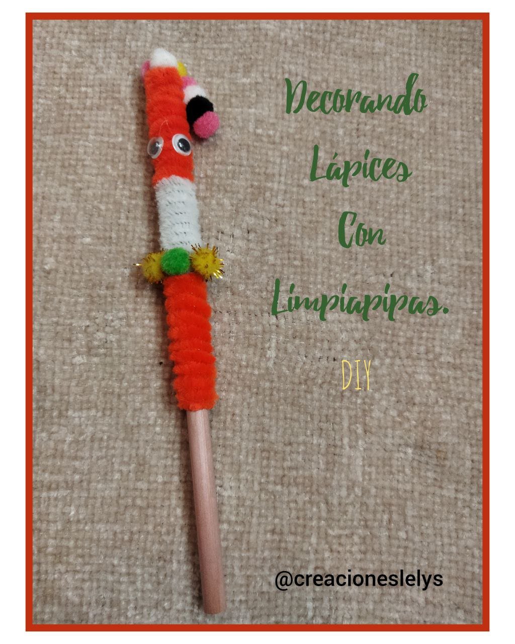 Decorar paquetes con limpiapipas