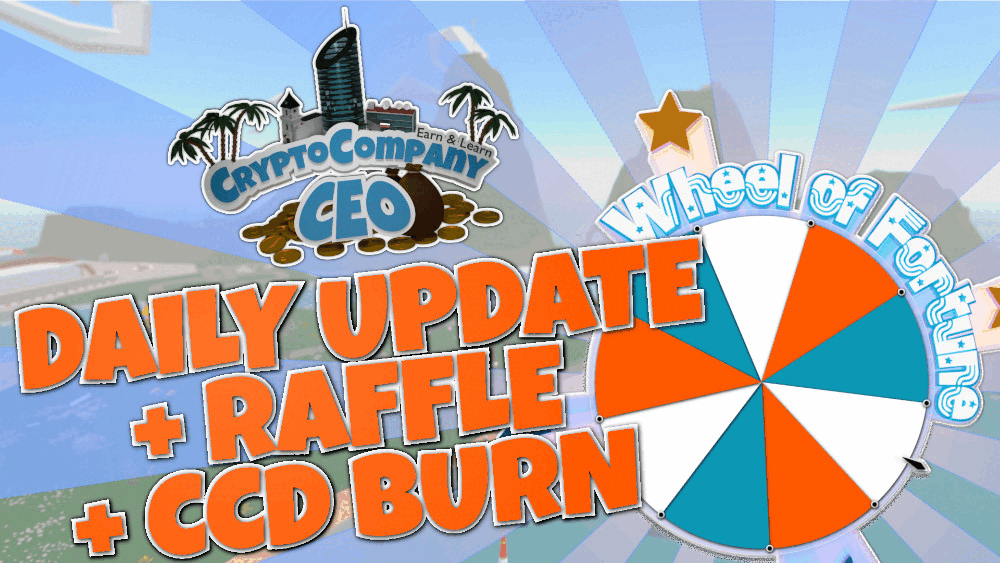 [ENG/DEU] Daily Report, News, Raffle, CCD Repurchase & Burn