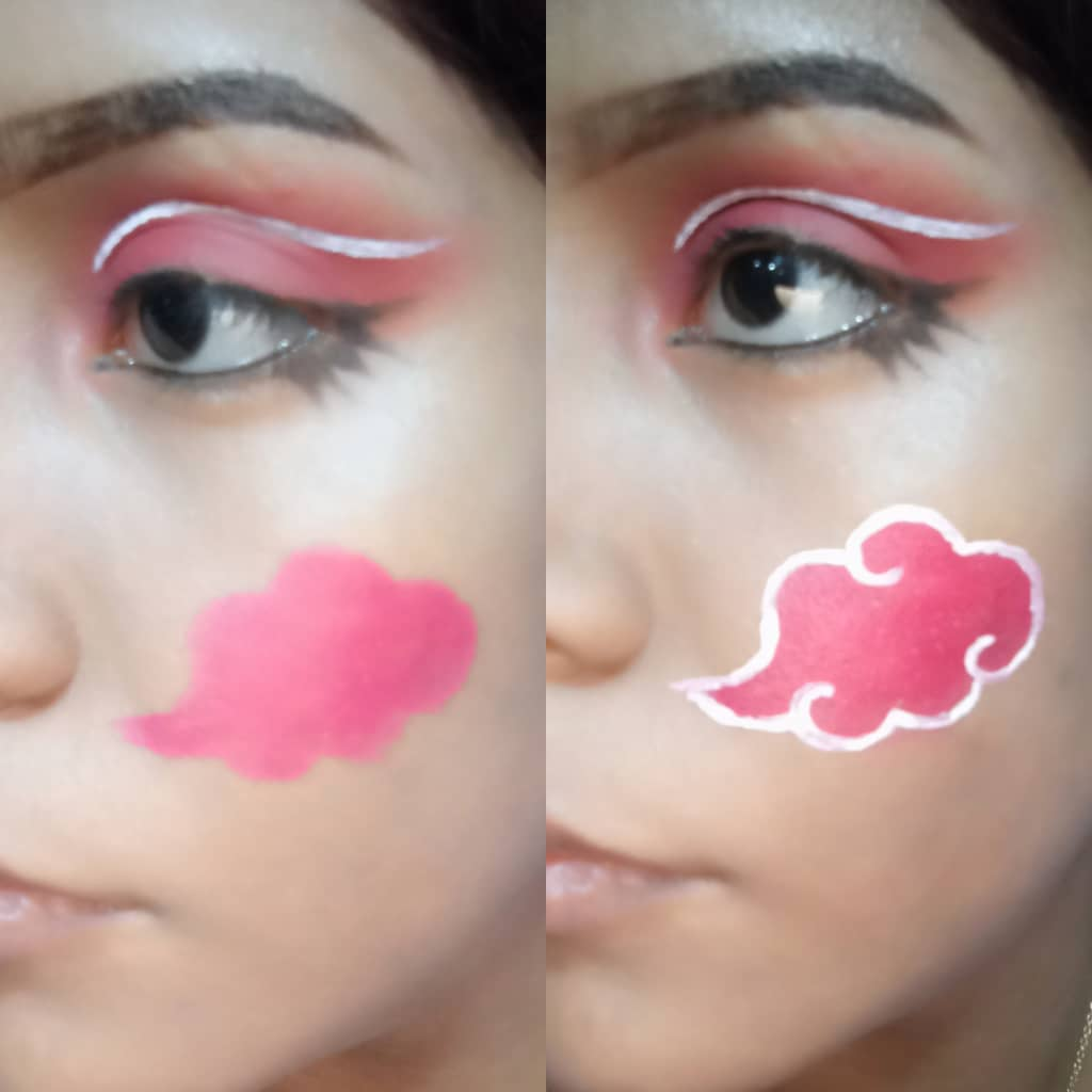 ☁️ ＡＫＡＴＳＵＫＩ ☁️ Inspired Makeup SandGy de Akatsuki al ataque xd ¿Cual es su  akatsuki favorito? 2/3 #makeup #makeupartist #maquillaje…
