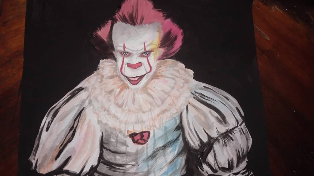 pennywise the dancing clown drawing