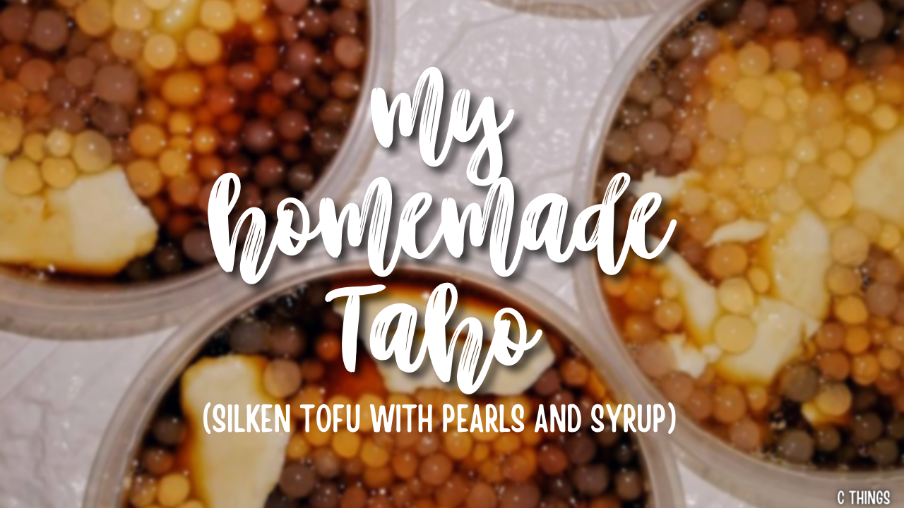 Taho: Filipino Silken Tofu with Sago Pearls and Syrup - Kitchen