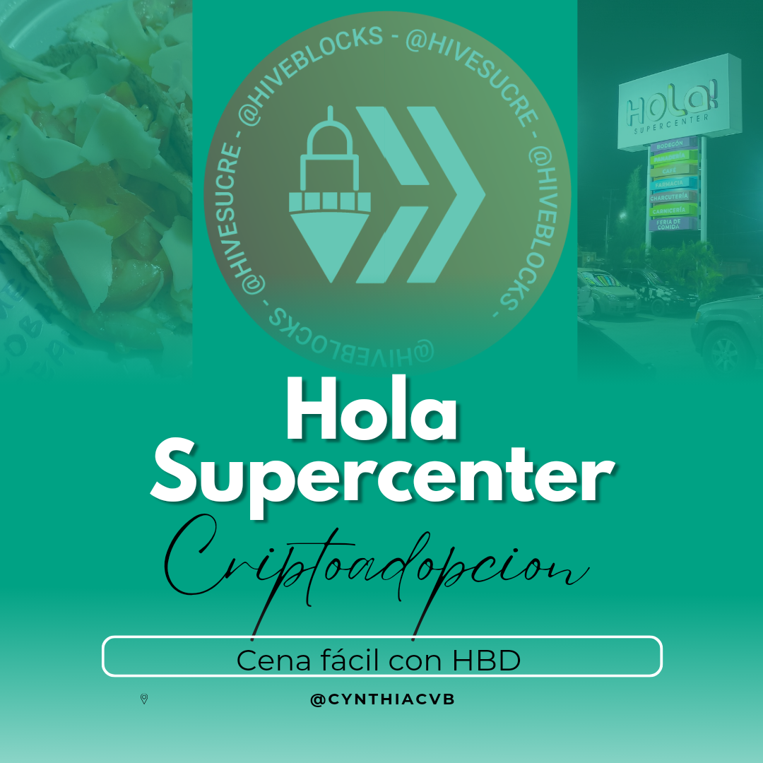 Nueva compra con HBD en Hola Supercenter [Eng/esp]