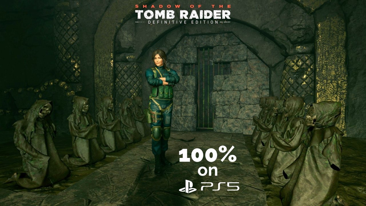 I got 100% in Shadow of the Tomb Raider on PS5