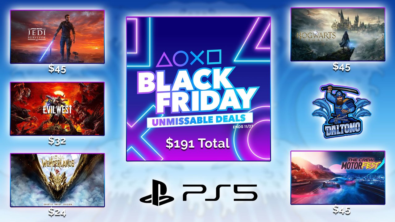 These are the Black Friday deals on the PlayStation store that I