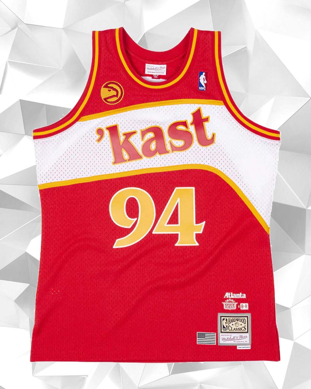 So I teamed up with Atlanta Hawks and Mitchell & Ness, I created my own  jersey.. Coming soon ❗️❗️🔥🔥 #NBARemix
