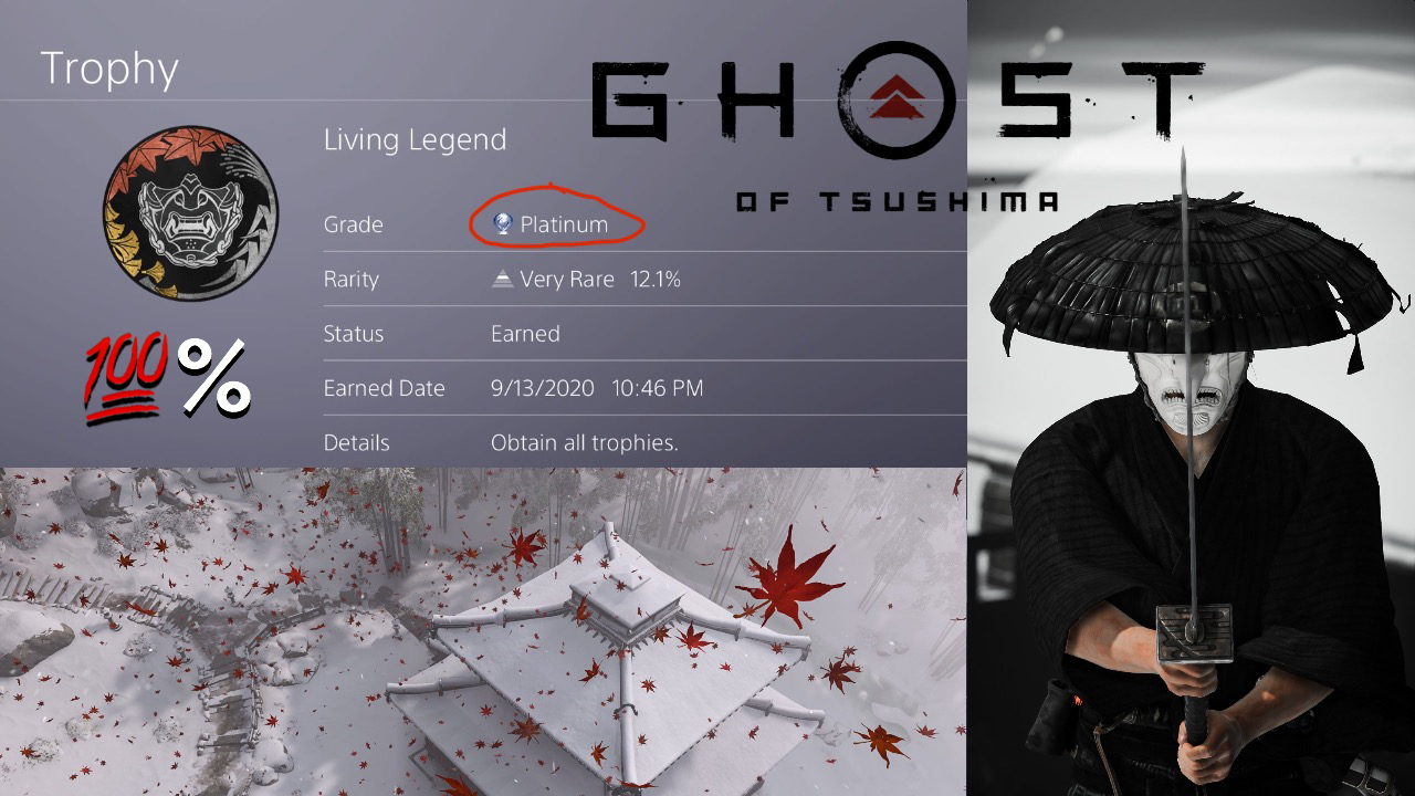 Ghost of Tsushima Trophies