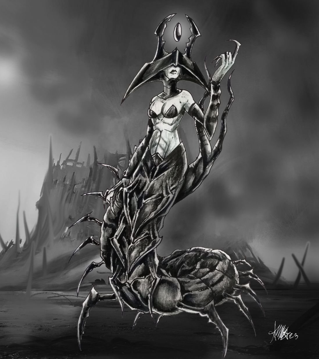 Splinterlands Art Contest Week 246 - DJINN MUIRAT FAN ART