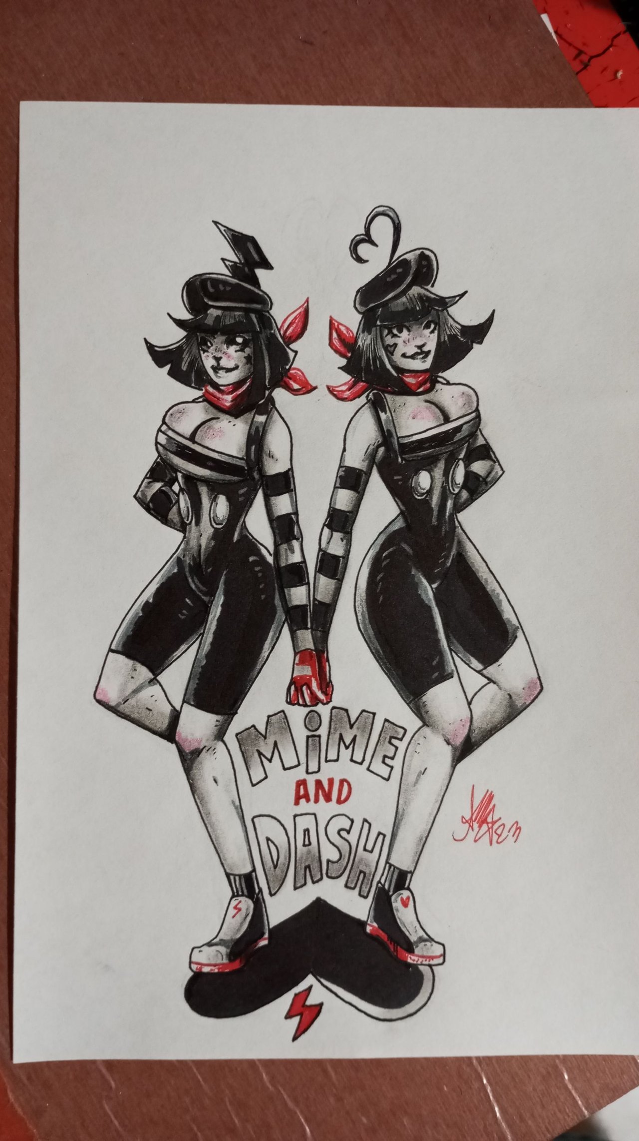 mime and dash AIDRAUZINGS - Illustrations ART street