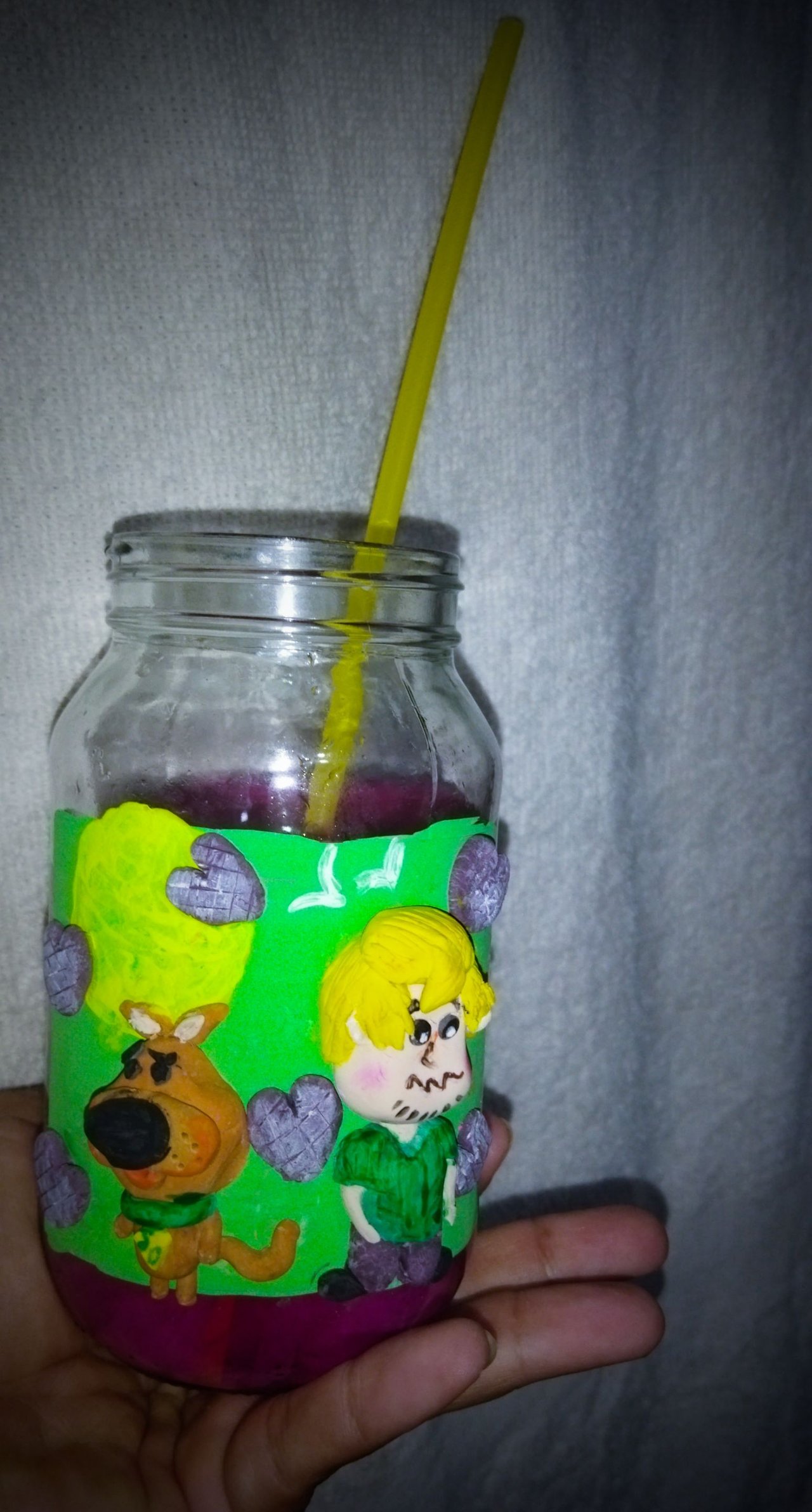 ENG ESP) Creative Scooby Doo Themed Party Tumbler Decorated In Flexible  Dough!!!✨🌻☀️ Creativo Vaso Fiestero Decorado Con Temática De Scooby Doo En  Masa Flexible.!! By Danhyelita24 | PeakD