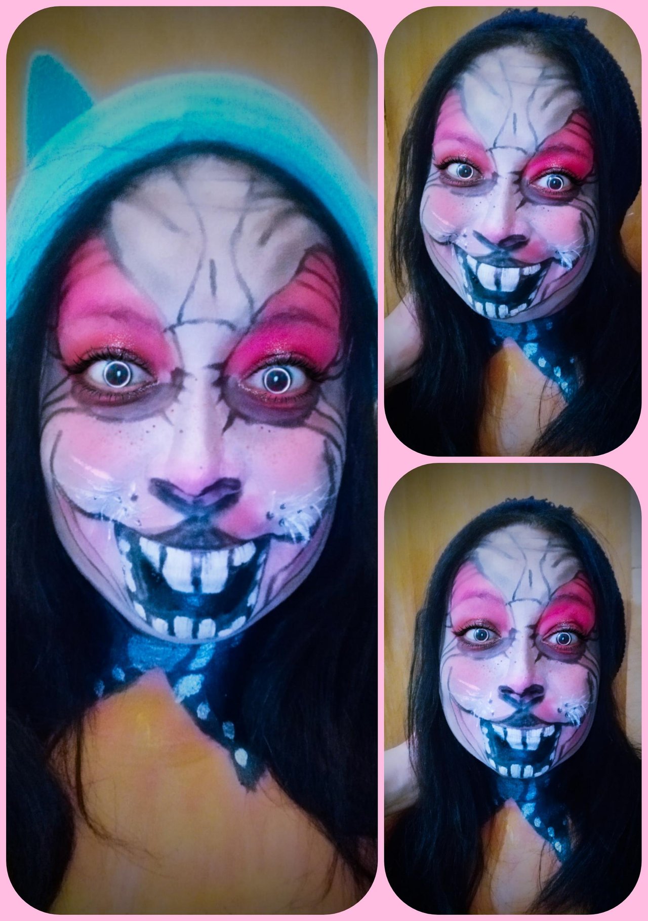 Bad Rabbit! Artistic Makeup! 🐰💥🐇Conejo Malo !! Maquillaje Artístico! By  Danhyelita24 | PeakD