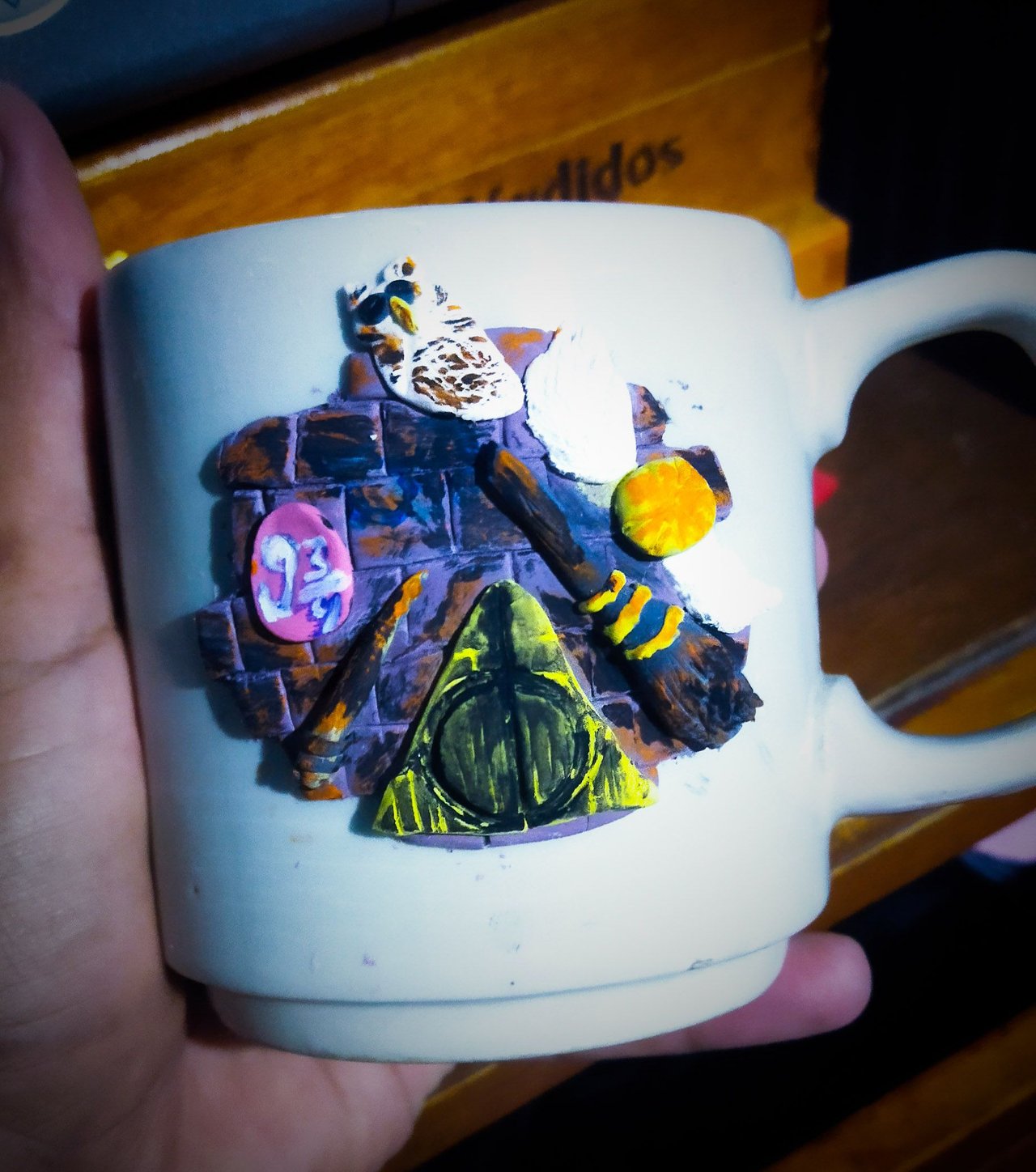 Taza mágica cerámica personalizada Harry Potter 06