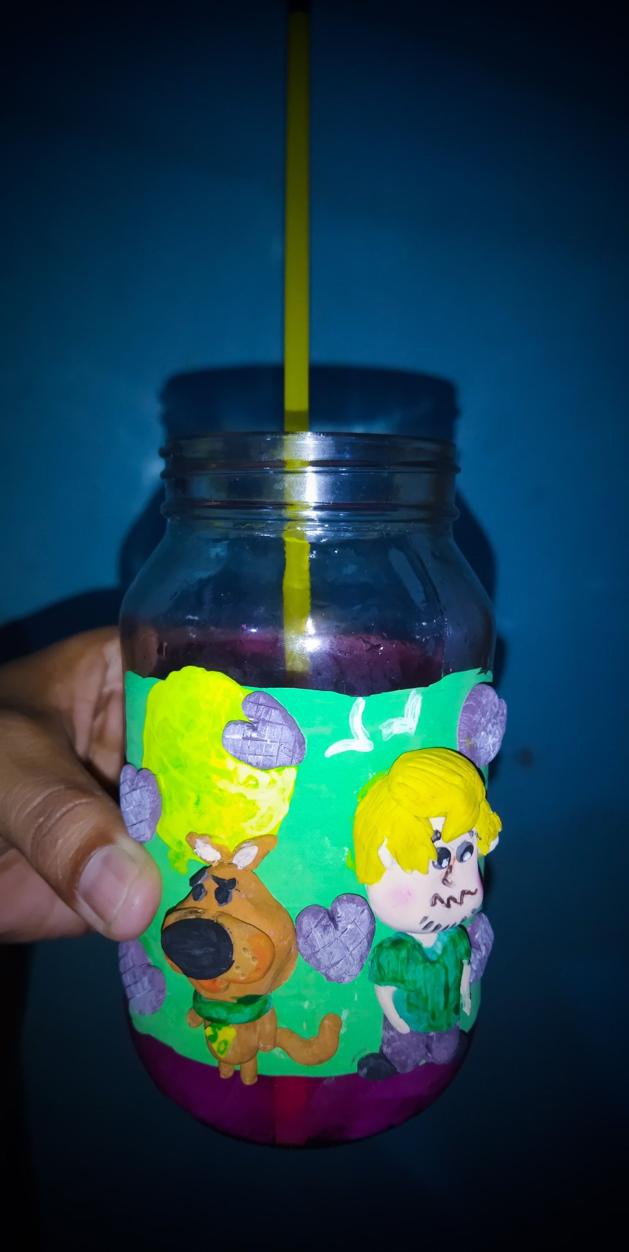 ENG ESP) Creative Scooby Doo Themed Party Tumbler Decorated In Flexible  Dough!!!✨🌻☀️ Creativo Vaso Fiestero Decorado Con Temática De Scooby Doo En  Masa Flexible.!! By Danhyelita24 | PeakD