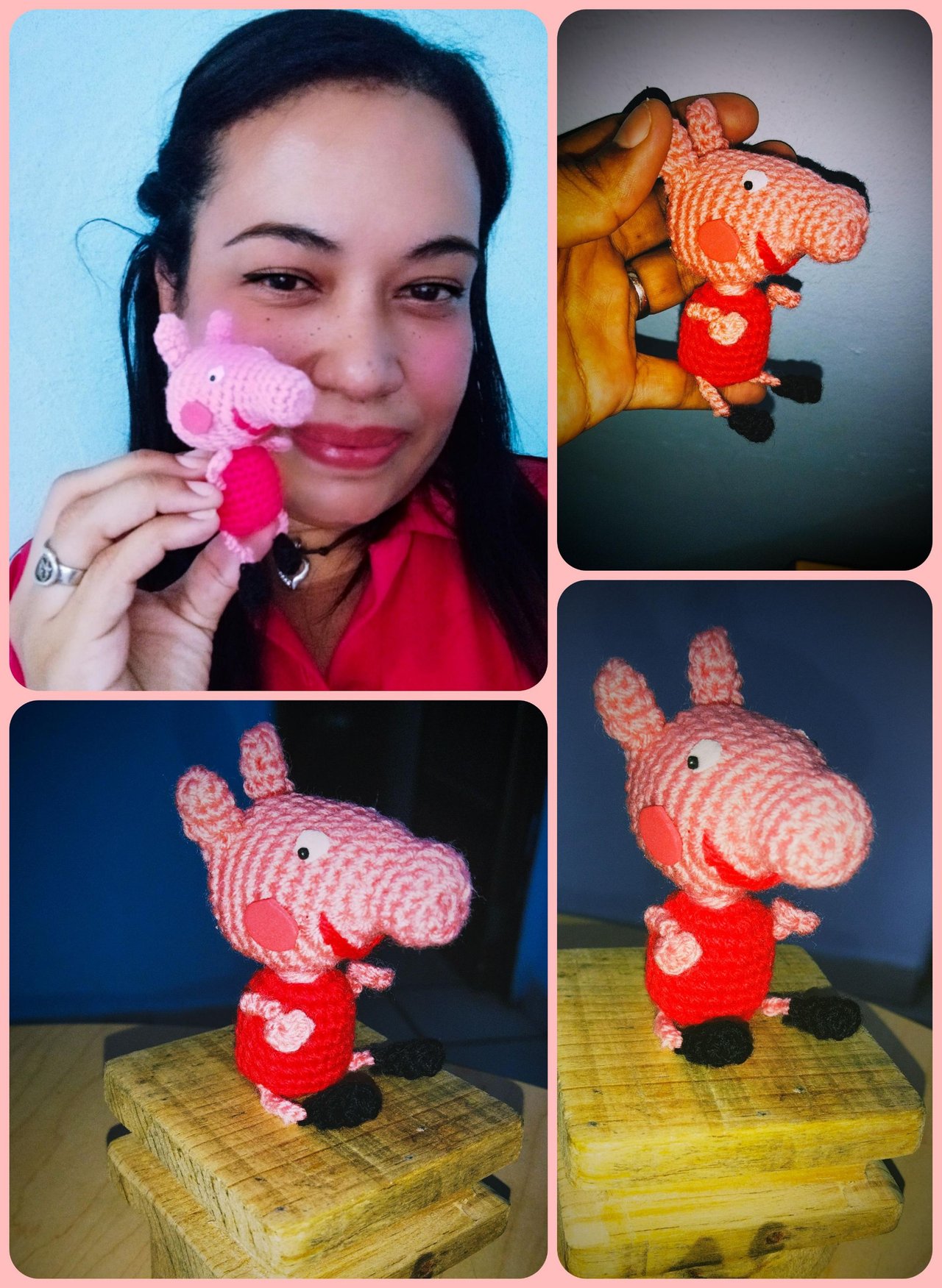 ENG ESP: Mini Peppa Pig, a nice gift for Lupita! 🐷💚🎏 Mini Peppa la  cerdita, un bonito regalo para Lupita!! 🌺🐷💚 By Danhyelita24 | PeakD