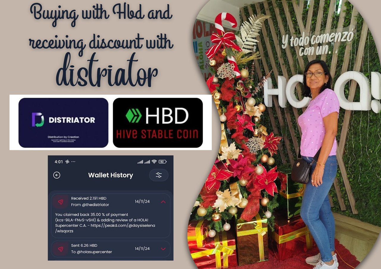 Doing my shopping with hbd and claiming the discount with distriator (Esp/Eng)