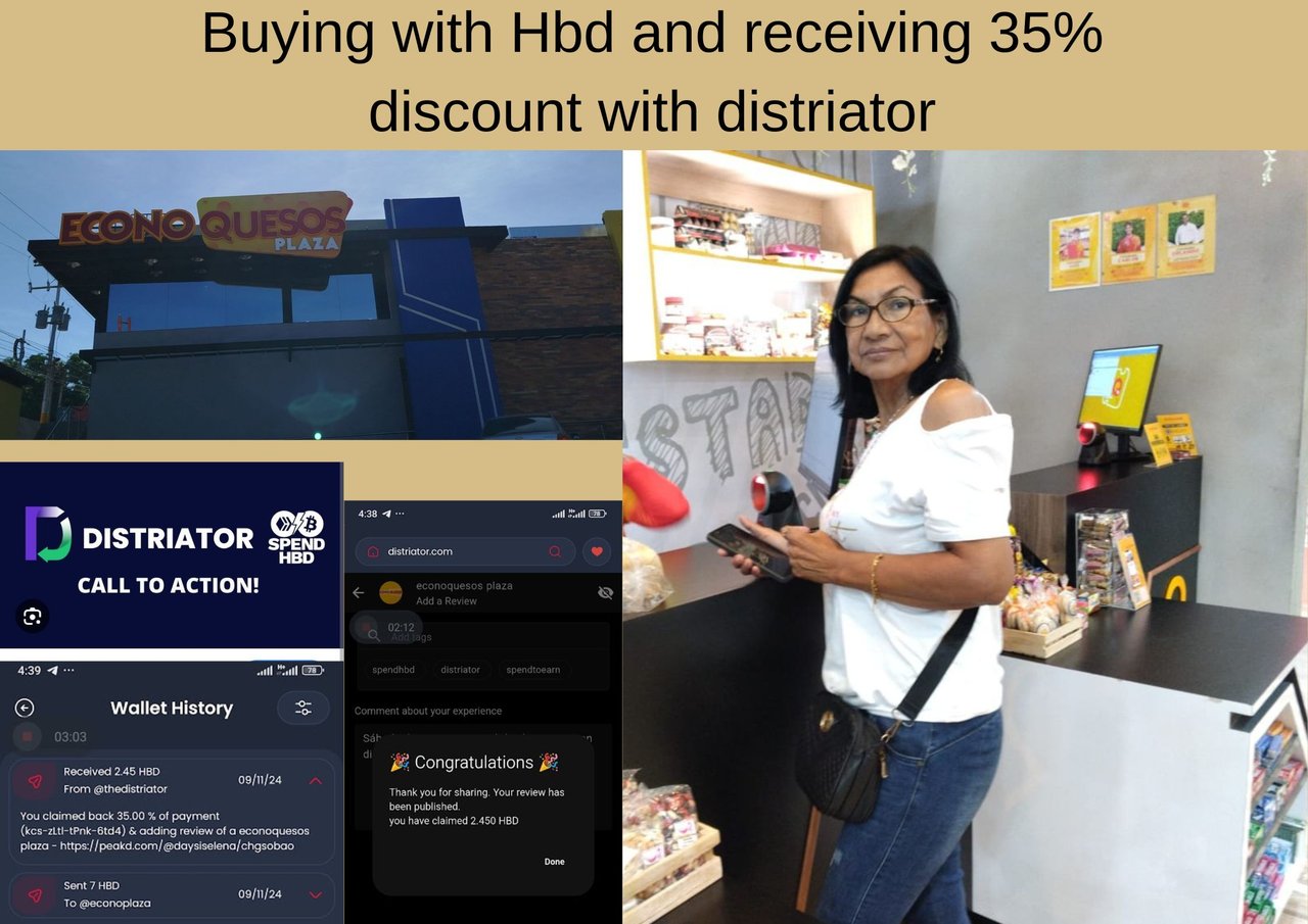 Enjoying a purchase with Hbd and receiving a 35% discount with distriator  // (Esp/Eng)