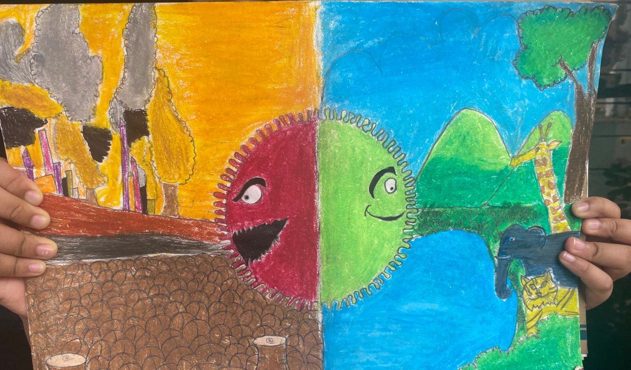 Greenhouse Effect And Global Warming The Effect Of Environment Change On Children S Drawings Peakd