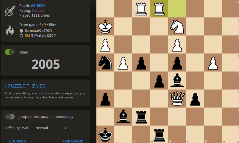 Just Found out Lichess may include some puzzles from you own games