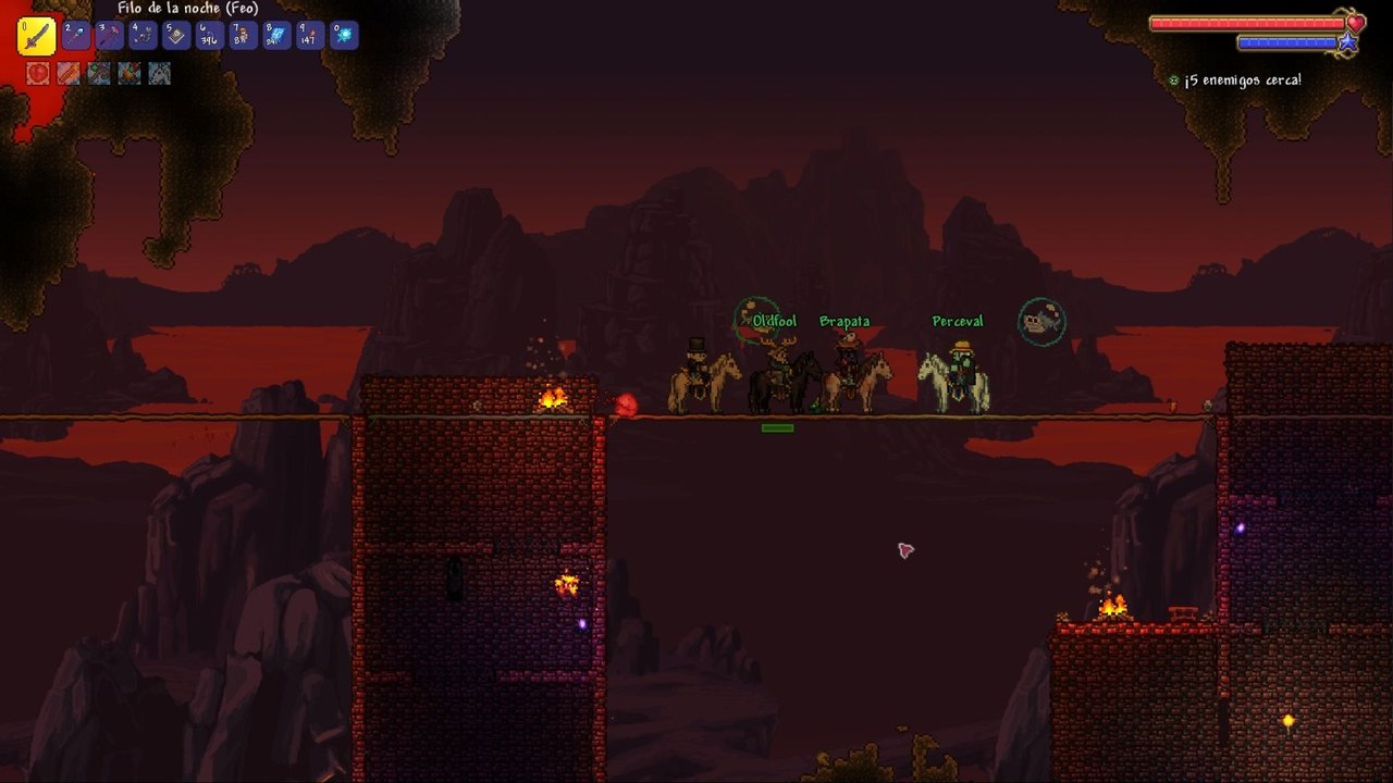 Terraria: TP and Descent To Hell. ENG/ESP