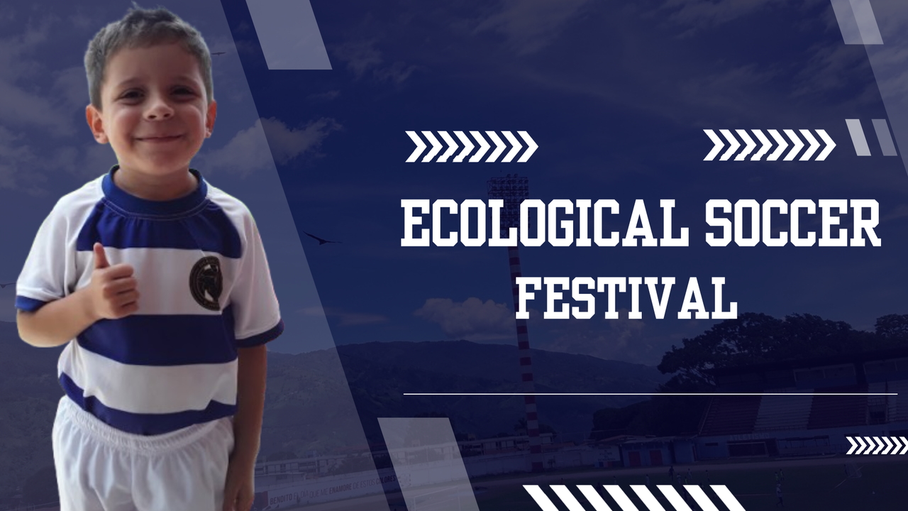 My son's first sporting event: Ecological Soccer Festival 2025. Esp-Eng