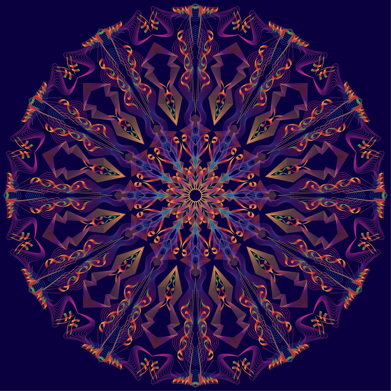 A beatiful mandala by @drrune