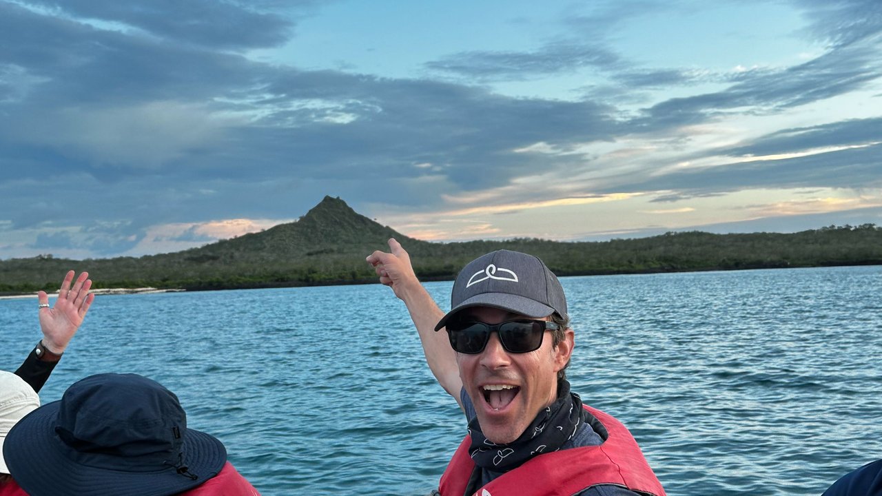 Hiking Dragon Hill in the Galapagos