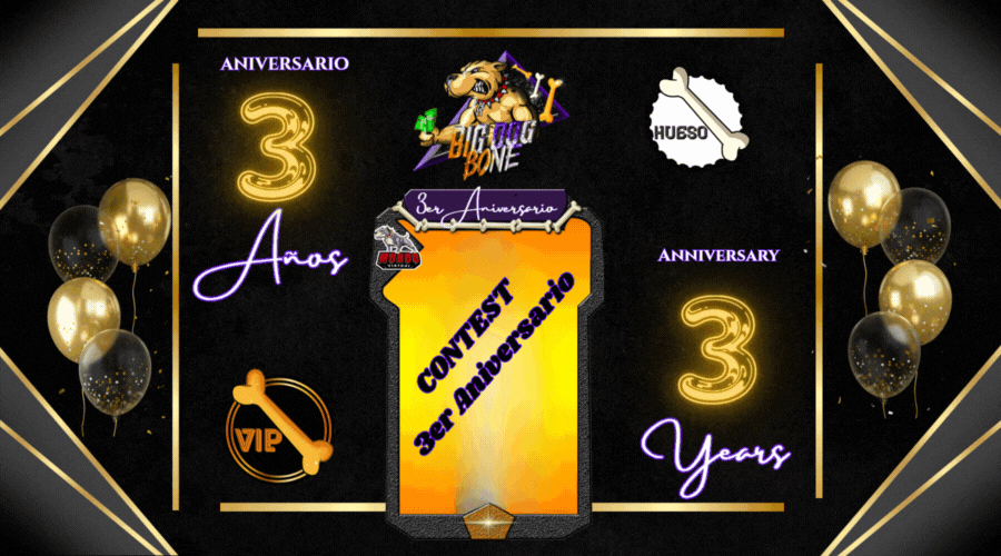  CONTEST: Celebrating the 3rd Anniversary: The Big Dog Bone game and my progress [Eng/Esp]