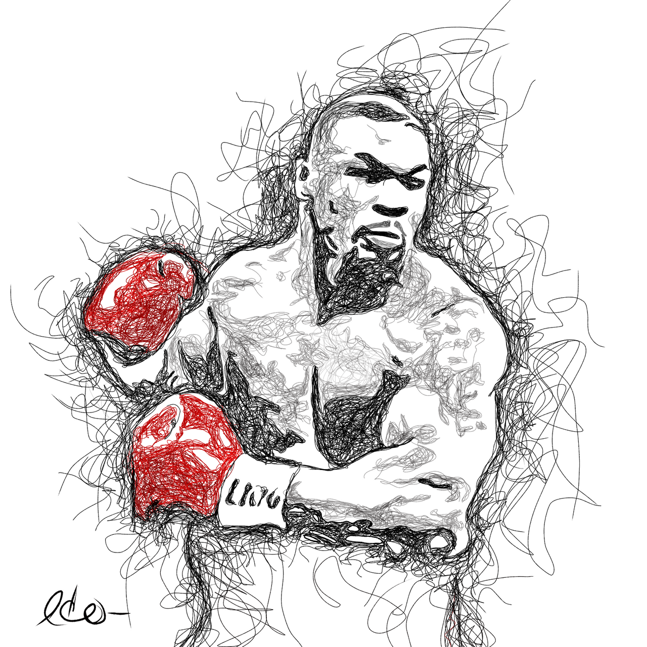 Stunning Mike Tyson Pencil Drawings And Illustrations For Sale On Fine  Art Prints