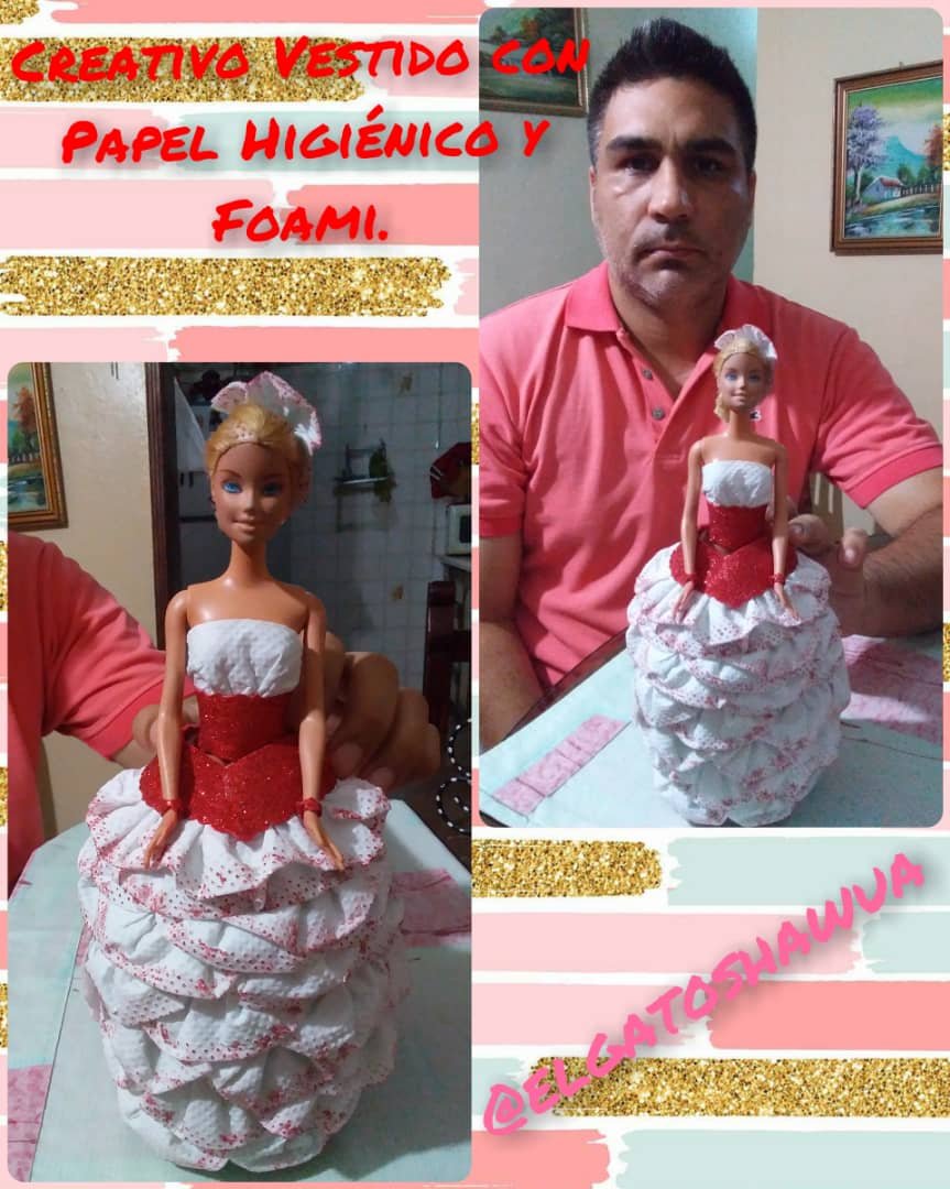 Barbie papel online higienico