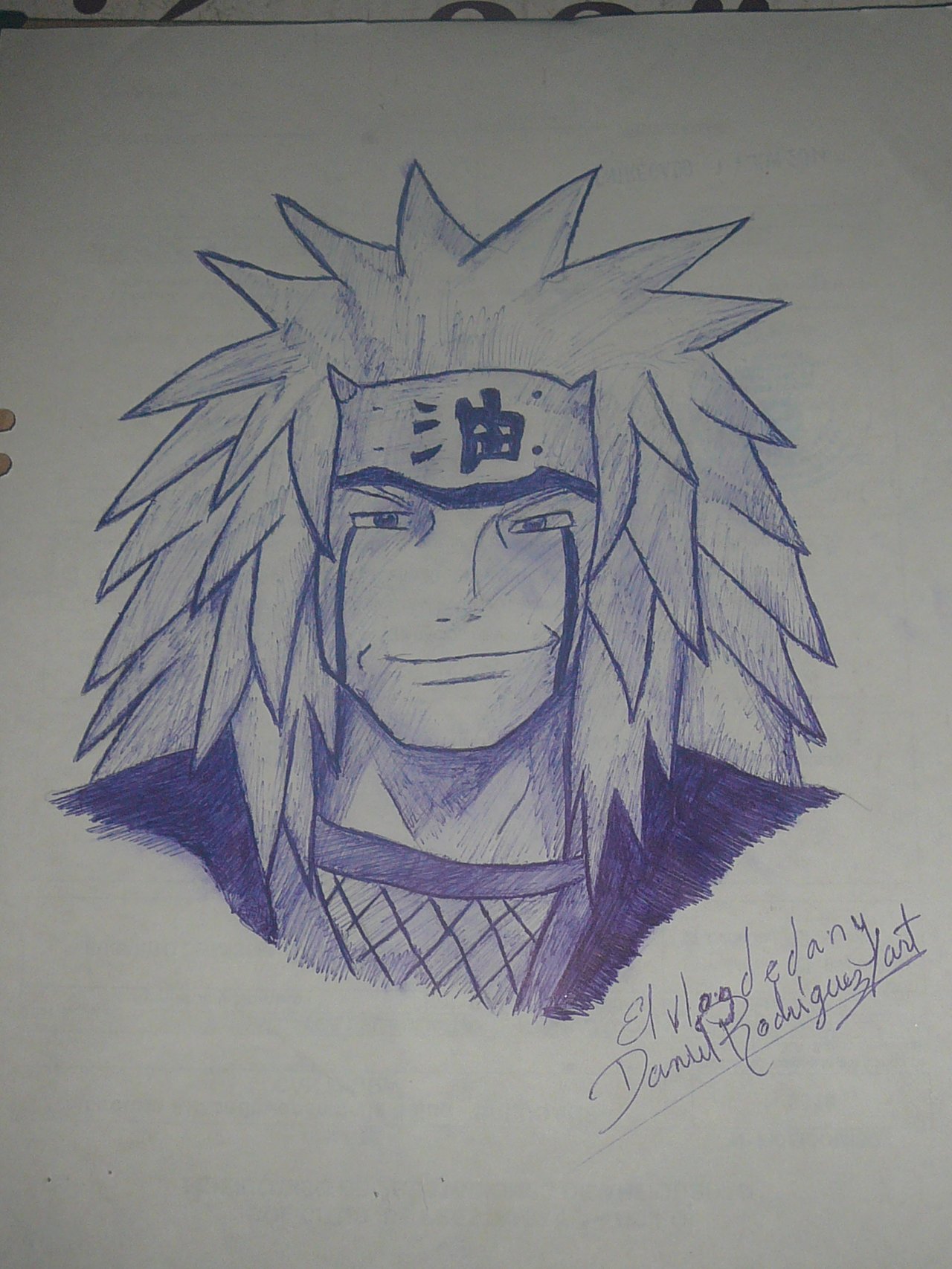 Drawing Jiraya 💜 / • Naruto Shippuden | PeakD