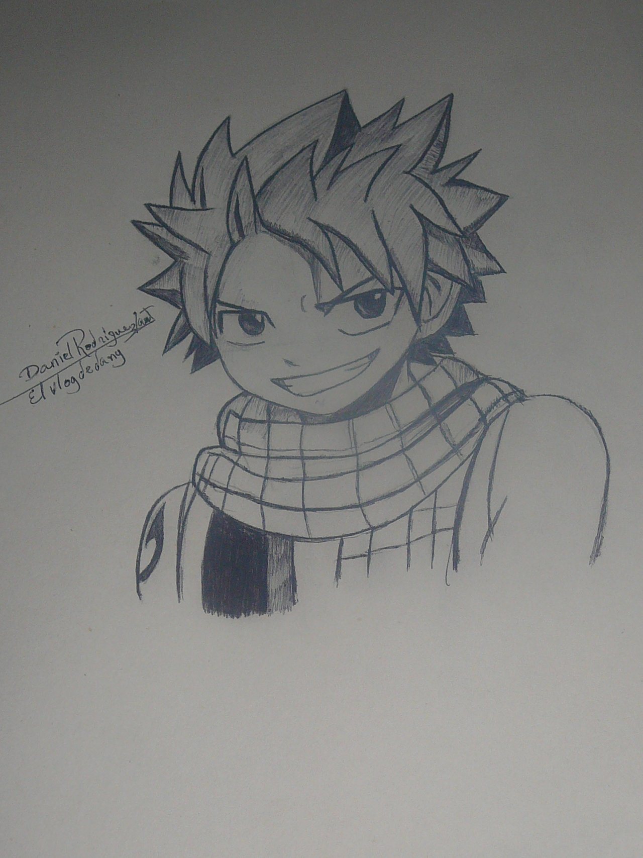 How to Draw Natsu Dragneel, Fairy Tail, Anime Manga