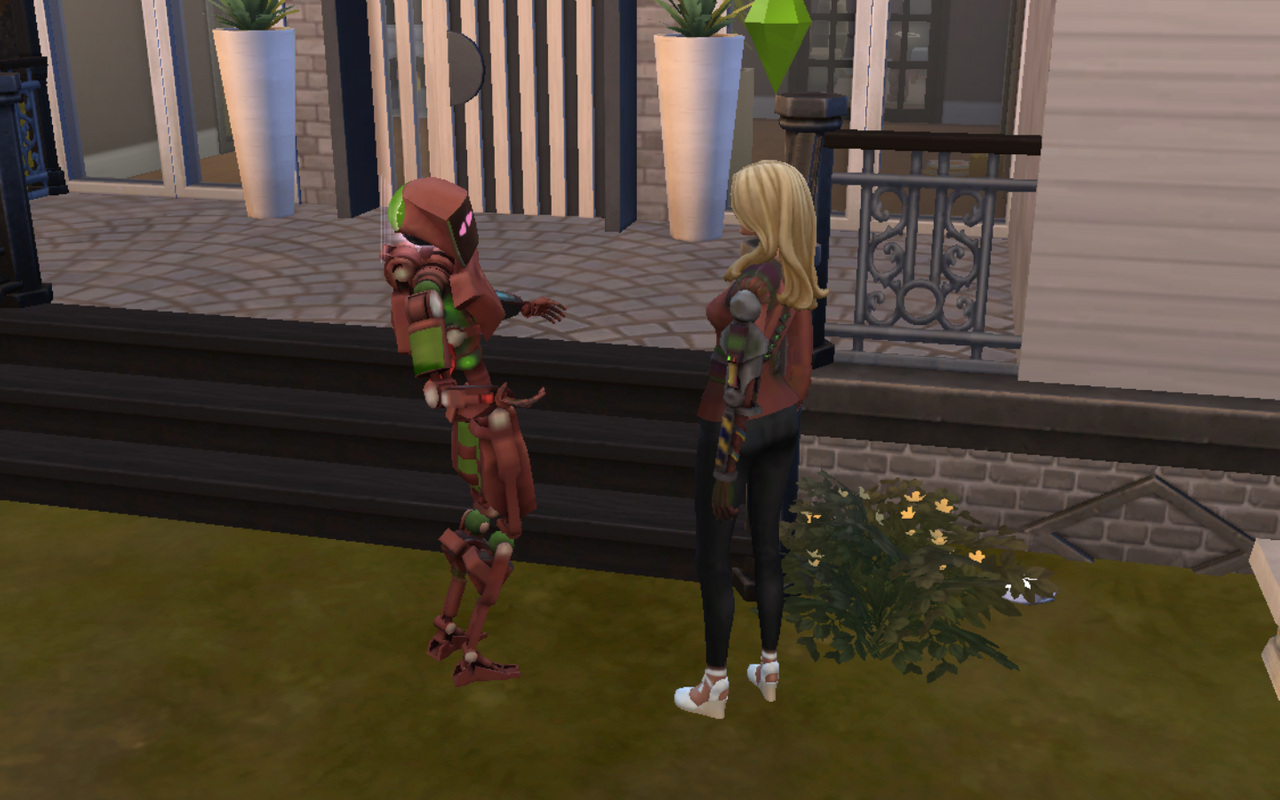 The Sims 4 - My sim built a robot and fell in love with it. | PeakD