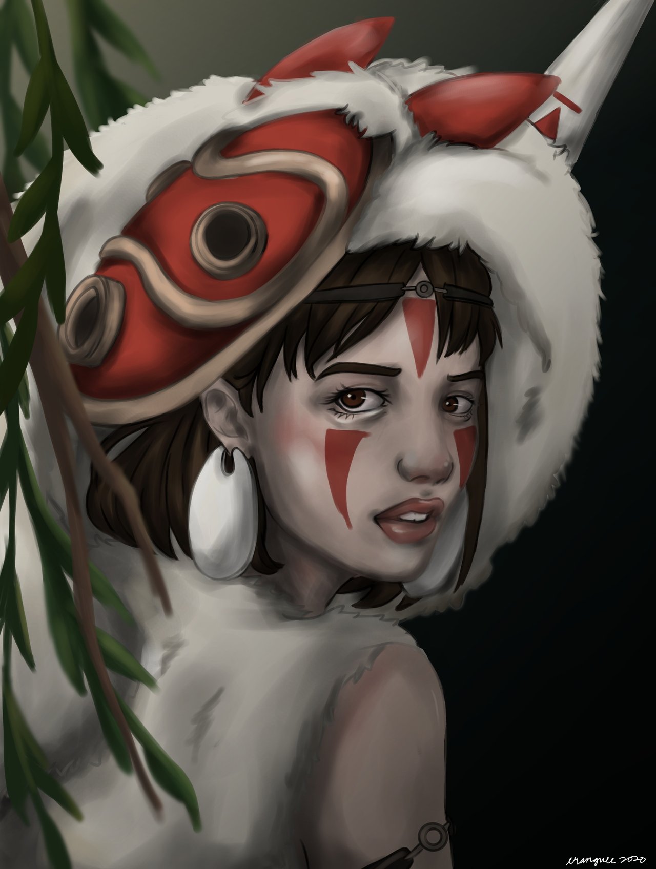 princess mononoke san face