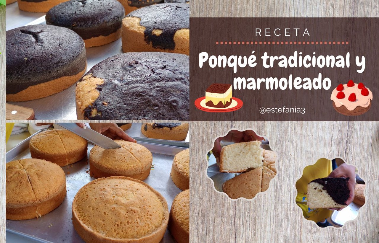 Receta: Ponqué tradicional y marmoleado || Recipe: Traditional and marbled  cake ♥ | PeakD