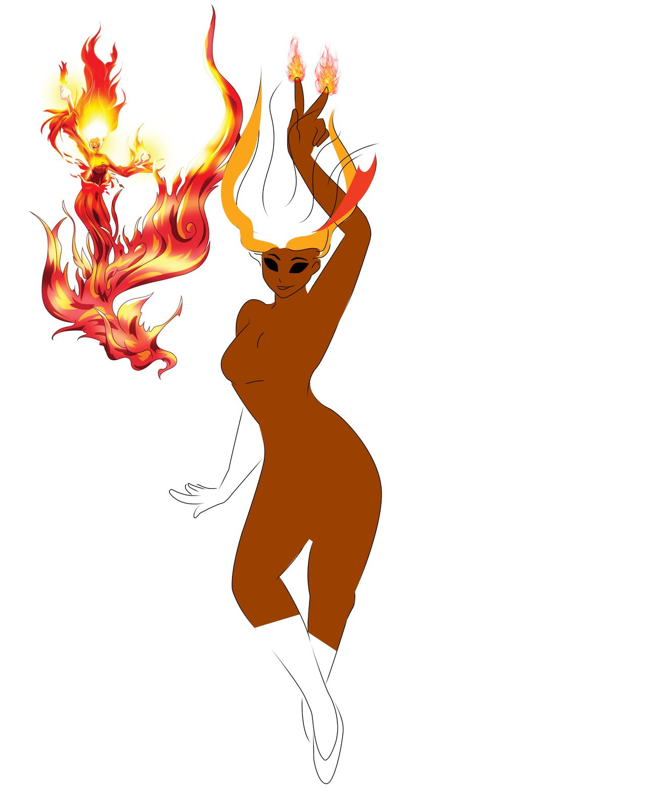 Week 252, My Splinterlands Art Contest Entry, Fire Elemental