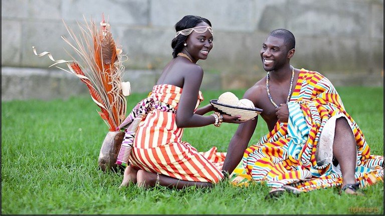 A TRADITIONAL MARRIAGE CEREMONY: Akans tribe in Ghana